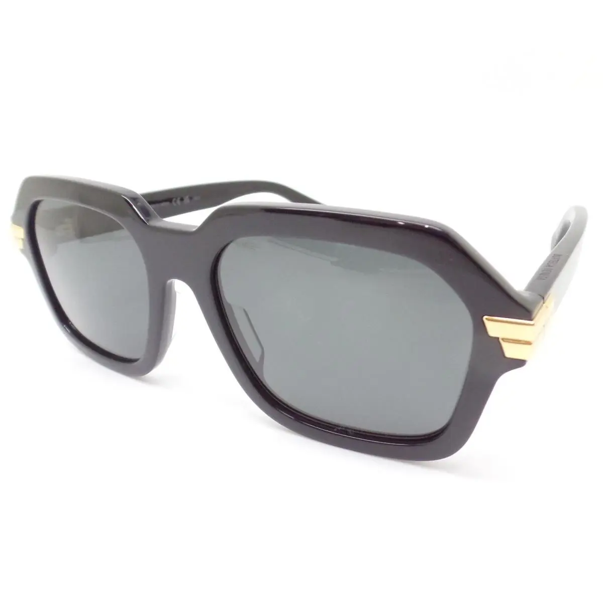 Bottega Veneta BV1123S 001 Black Grey Sunglasses