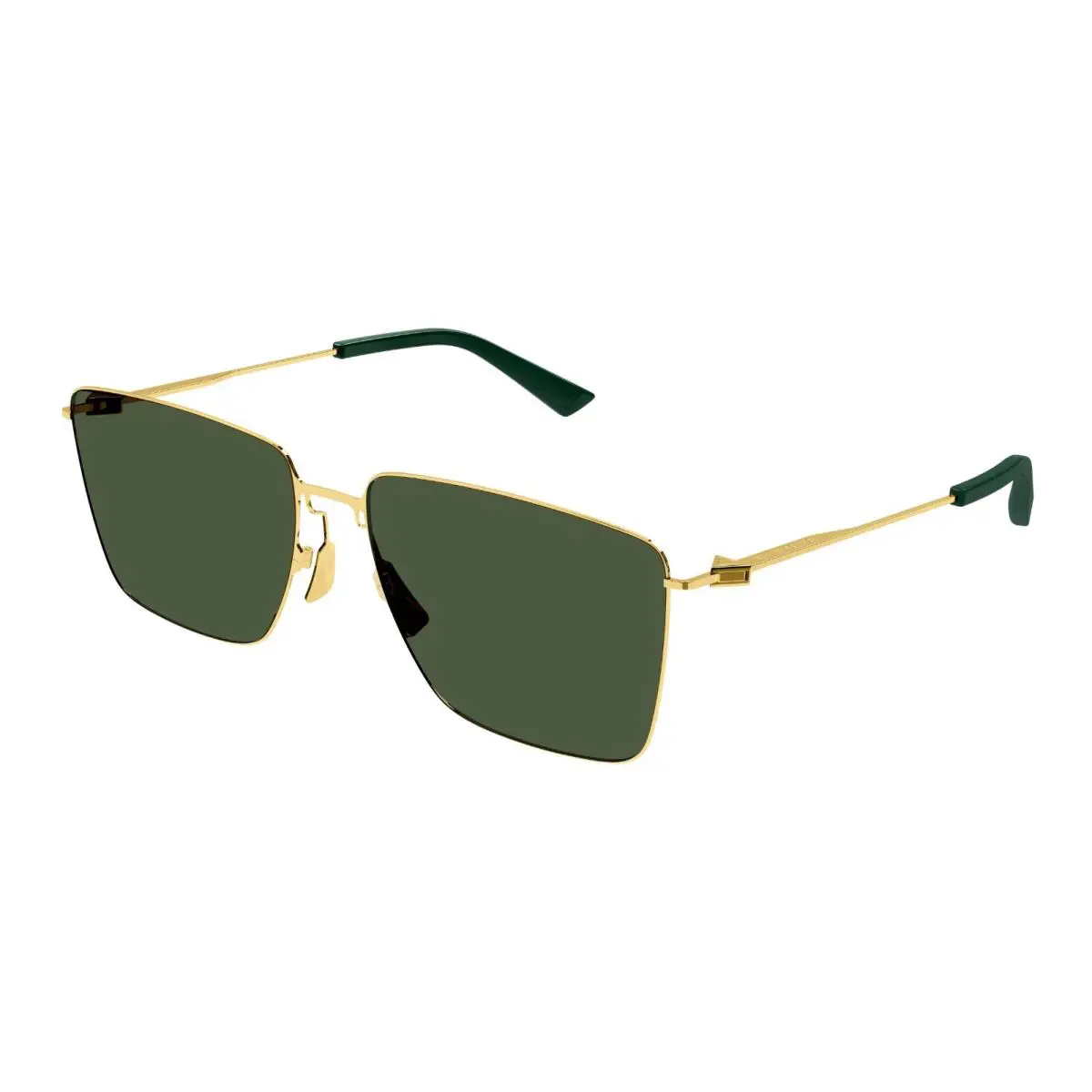 BV1267S Gold/green 004 Sunglasses by Bottega Veneta