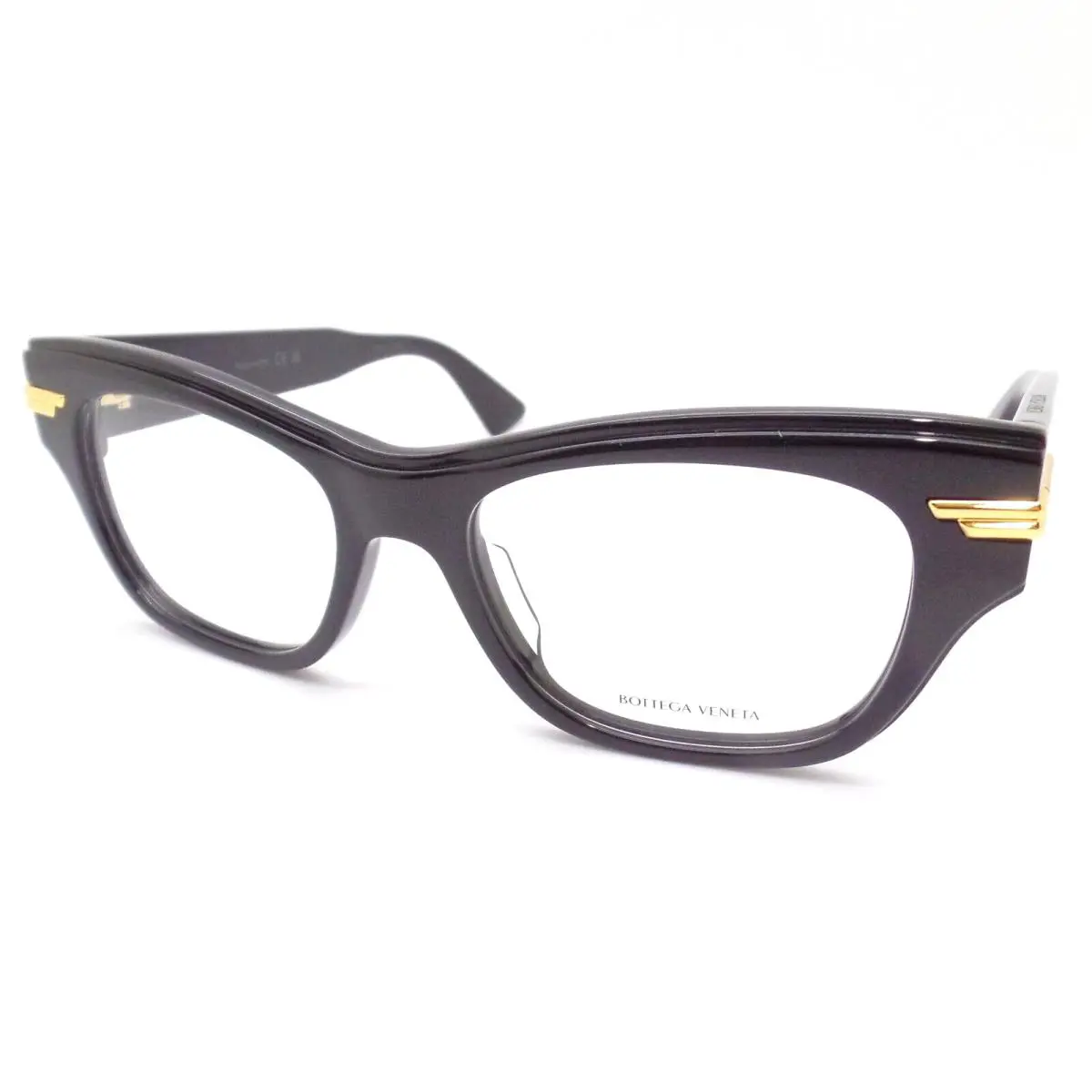 BV1152O 001 Black 51mm Frames Eyeglasses by Bottega Veneta