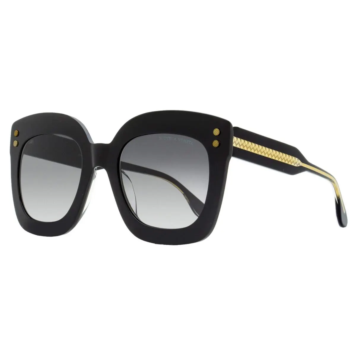 Intrecciato Sunglasses BV0238S 001 Black 51mm by Bottega Veneta