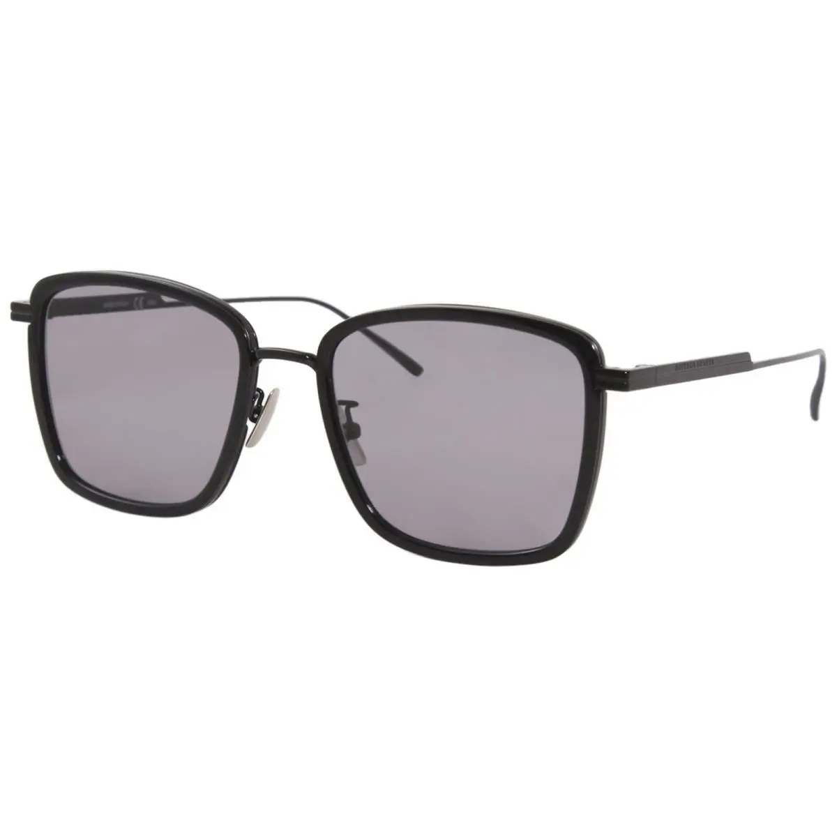 Minimalist BV1008SK 002 Sunglasses Women`s Black/grey Lenses 55mm by Bottega Veneta