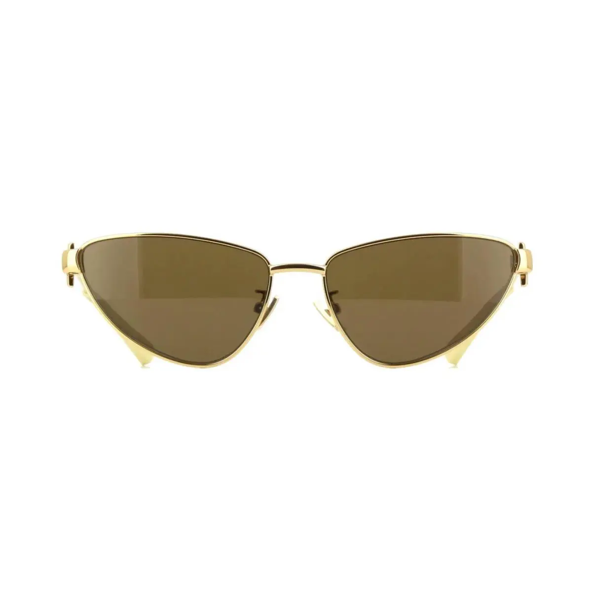 NEW BV1186S 002 BOTTEGA VENETA SUNGLASSES  GOLD/BROWN WOMEN EYEWEAR BOTTEGA VENE Bottega Veneta BV1186S Gold/brown 002 Sunglasses | Fash Brands main image 3