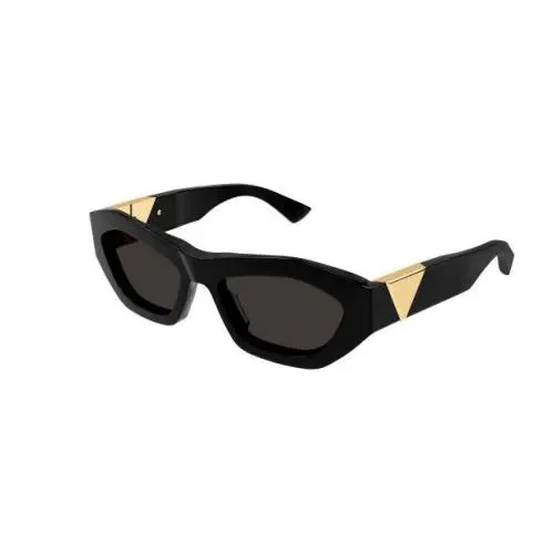 BV1221S 001 Black/grey Butterfly Women`s Sunglasses by Bottega Veneta