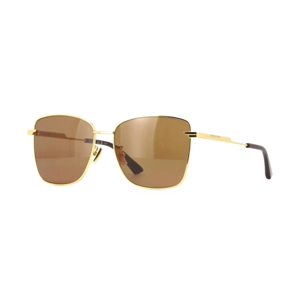 Bottega Veneta BV1237S Gold/brown 002 Sunglasses