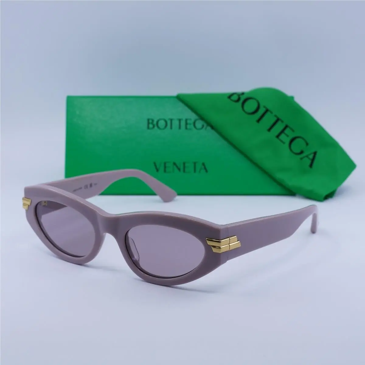BV1189S 006 Pink/violet 53-21-140 Sunglasses by Bottega Veneta