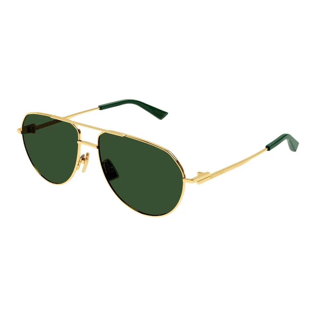 BV1302S Gold/green 003 Sunglasses by Bottega Veneta