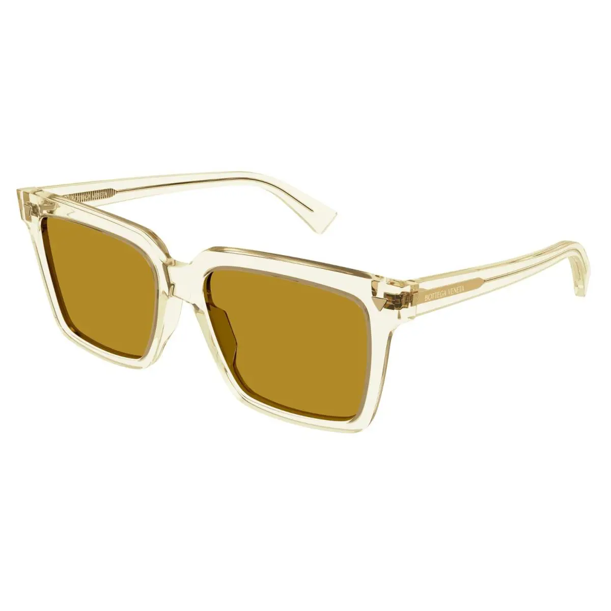 BV1254S Crystal Yellow/yellow 004 Sunglasses by Bottega Veneta