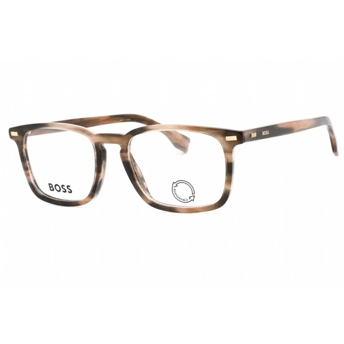 Hugo Boss 1368 S05 Eyeglasses Gray Brown Frame 53mm