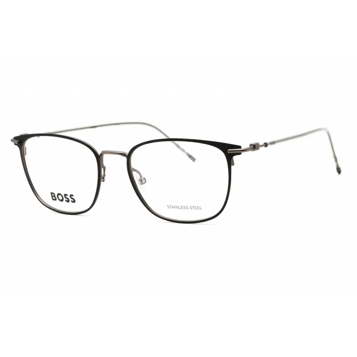 1431 Rzz Eyeglasses Matte Black Dark Ruthenium Frame 52mm by Hugo Boss