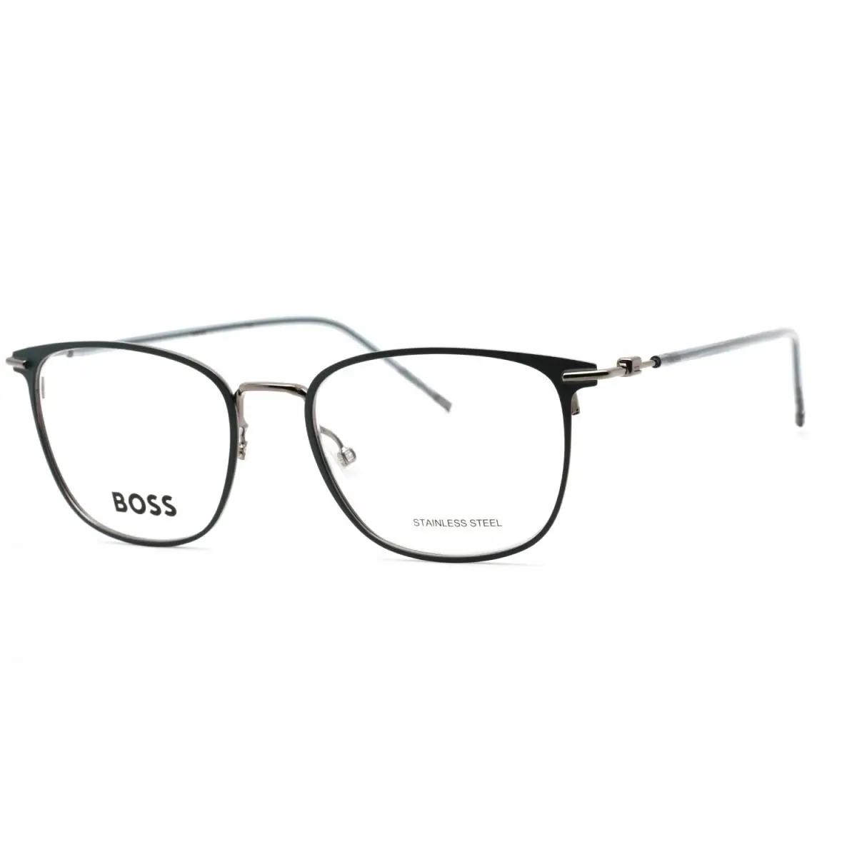 Hugo Boss 1431 H2T Eyeglasses Matte Blue Dark Ruthenium Frame 52mm