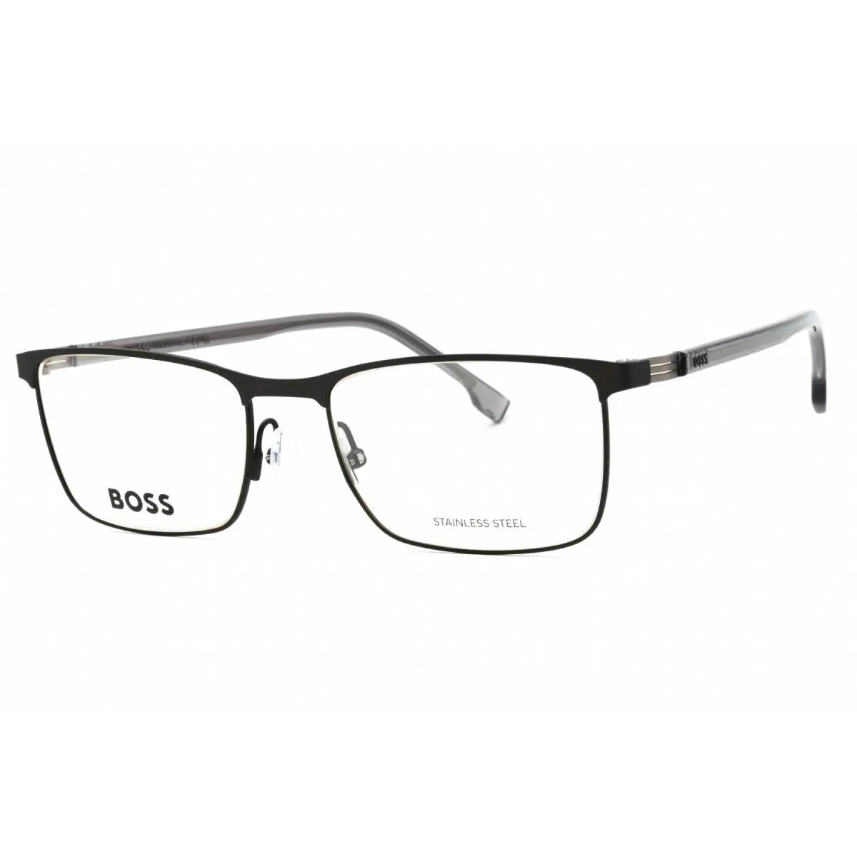 Hugo Boss 1637 Svk Eyeglasses Matte Ruthenium Black Frame 54mm - Frame: Matte Ruthenium Black