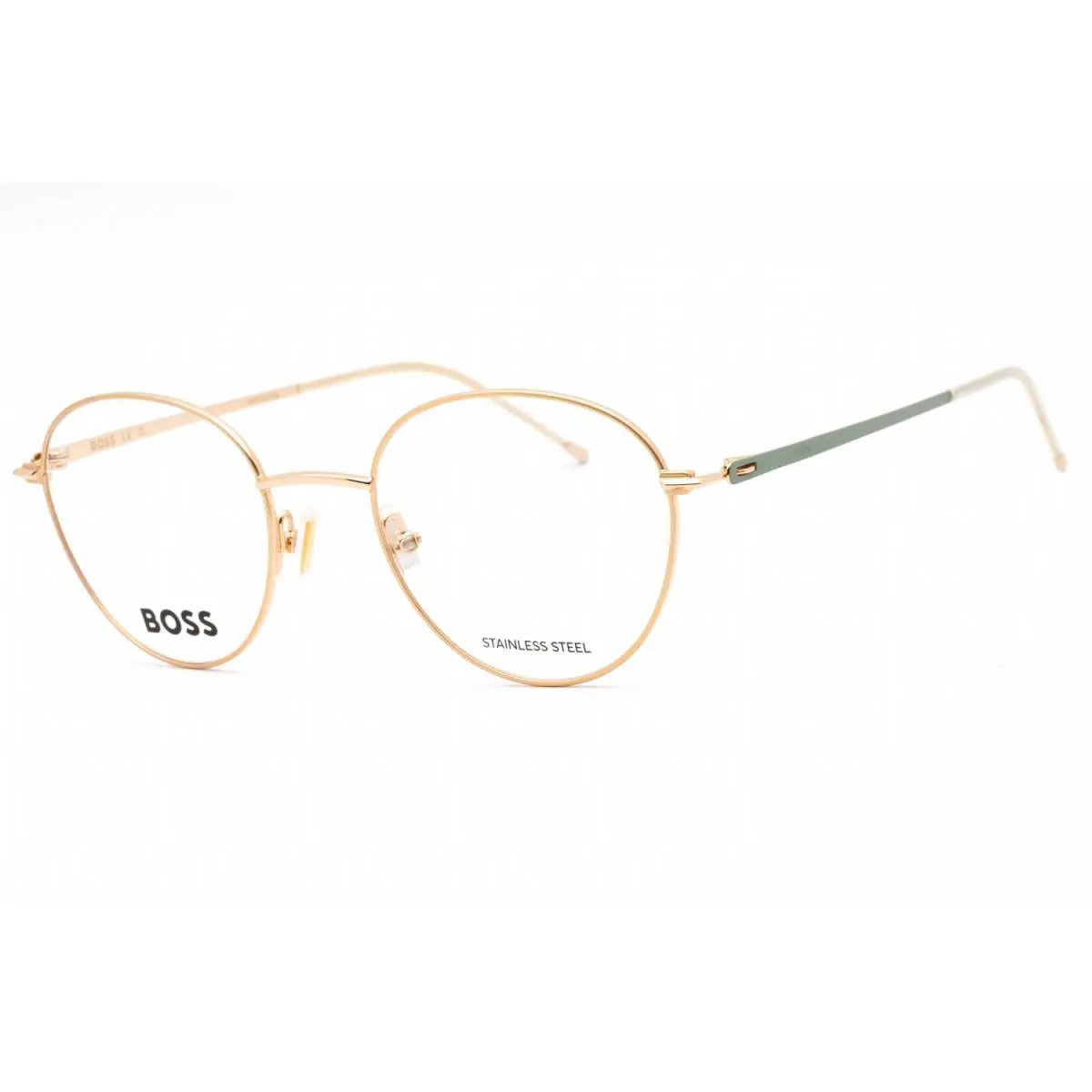 Hugo Boss 1530 Pef Eyeglasses Gold Green Frame 50mm - Frame: Gold Green