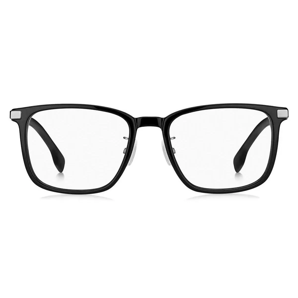 Hugo Boss 1408/F Eyeglasses Men Black Rectangle 54mm