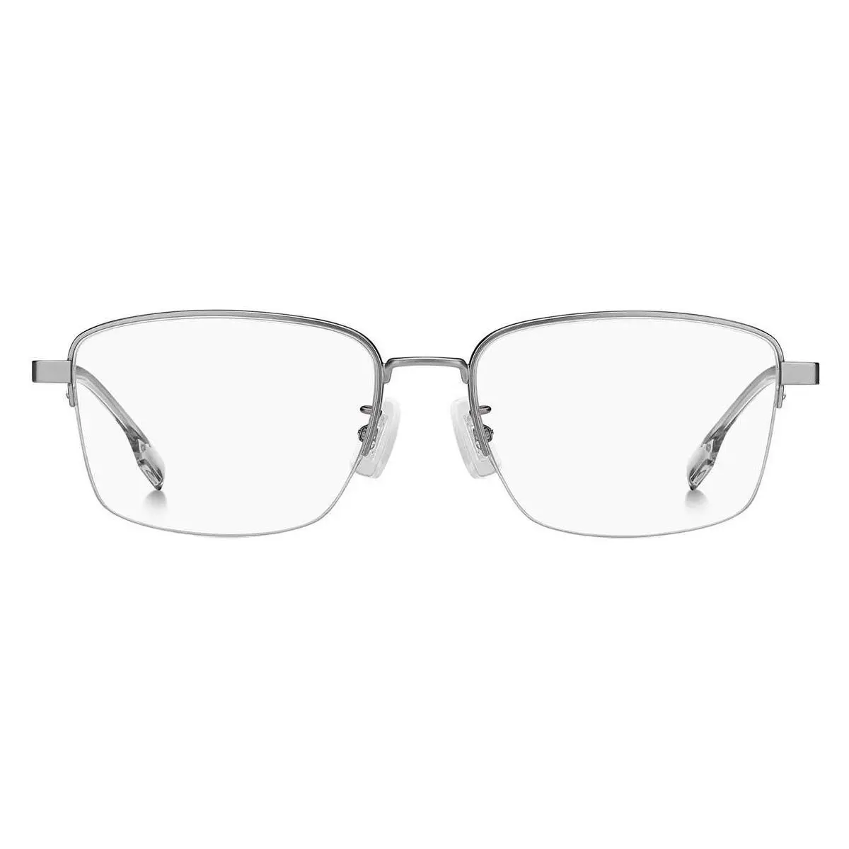 Boss 1474/F Eyeglasses Men Matte Ruthenium Rectangle 55mm - Frame: Matte Ruthenium, Lens: Demo