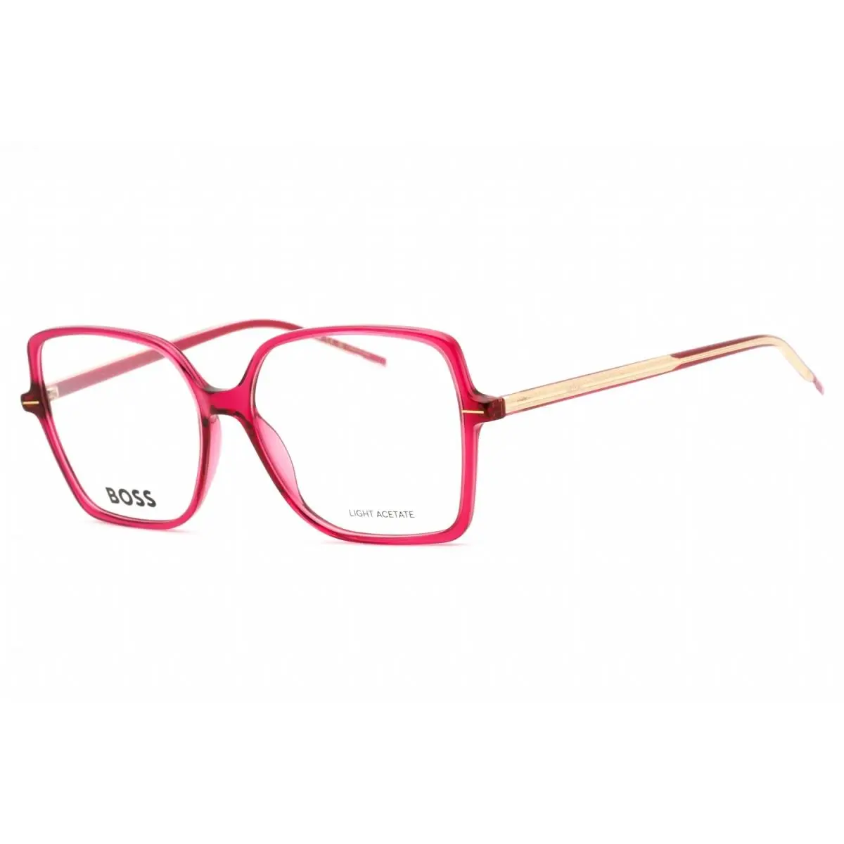 Hugo Boss Boss 1587-08CQ 00 Eyeglasses 55mm - Frame: Cherry, Lens: Clear Lens