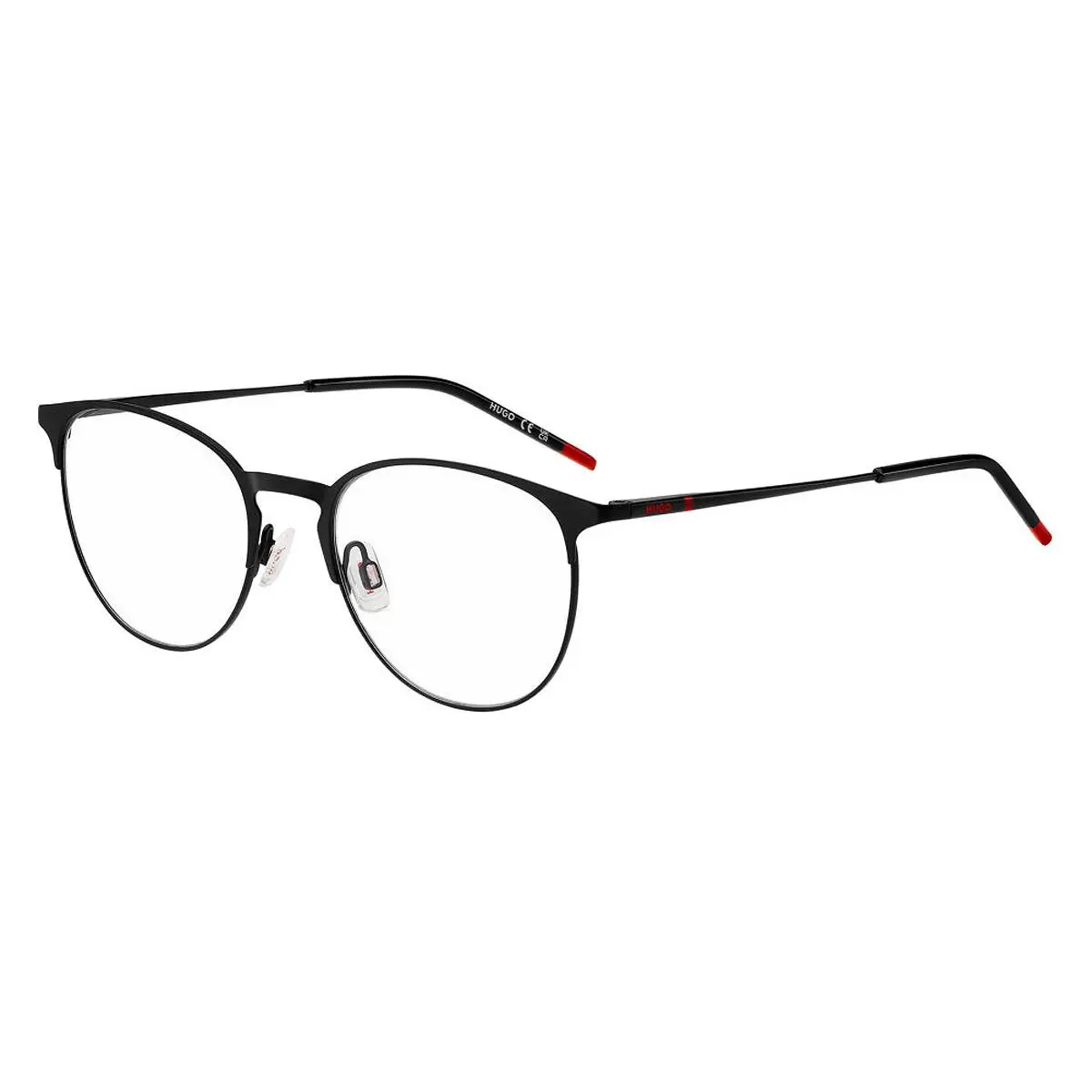 Hugo Boss HG 1290 Eyeglasses Men Black Red 52mm
