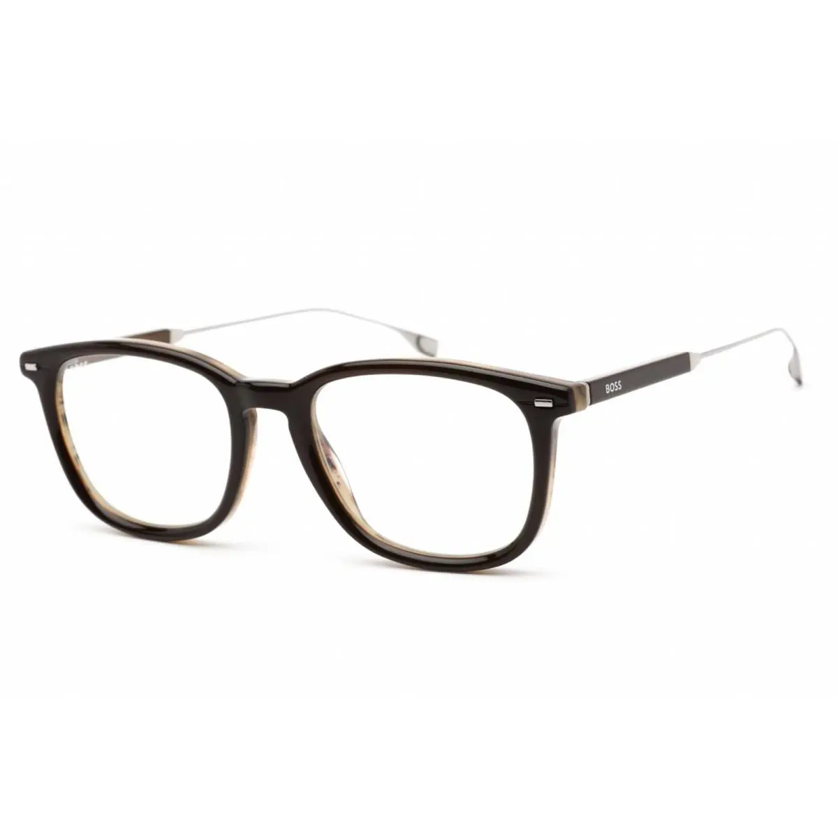 Hugo Boss Unisex Eyeglasses Clear Demo Lens Brown Frame Boss 1359/BB 0WGW 00 - Frame: Brown, Lens: Clear Demo