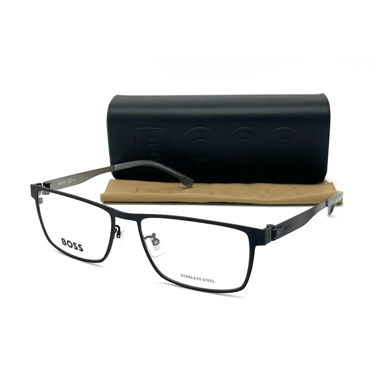 Hugo Boss 1342/F T17 Matte Black / Demo Lens 57mm Eyeglasses