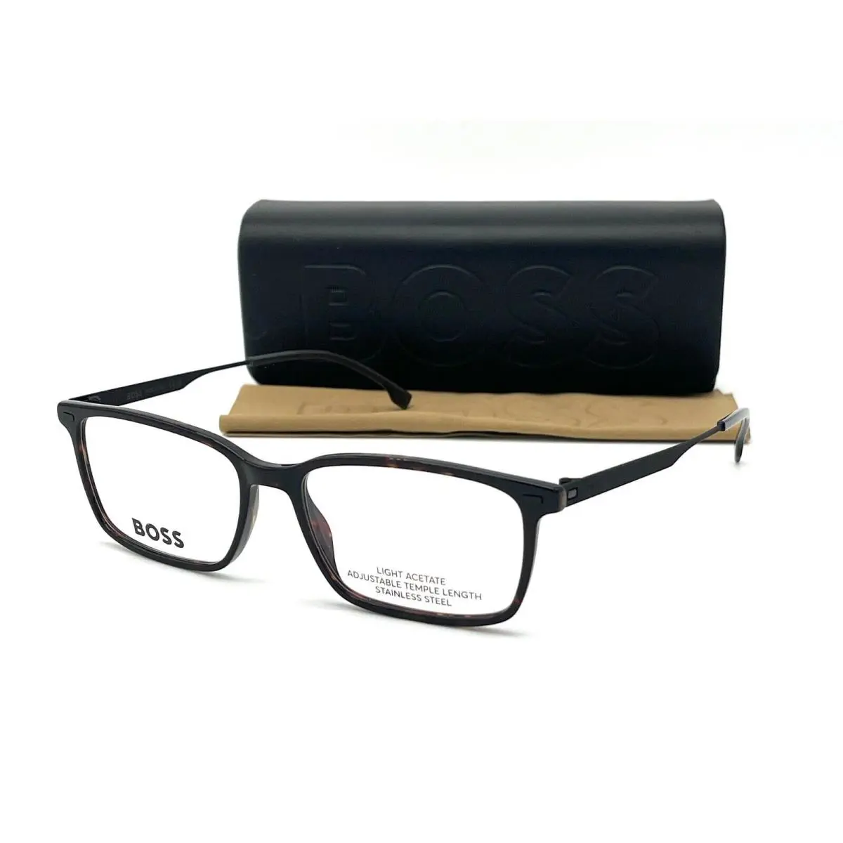 Hugo Boss 1463 20S Havana Black / Demo Lens 53mm Eyeglasses - Frame: Havana Black