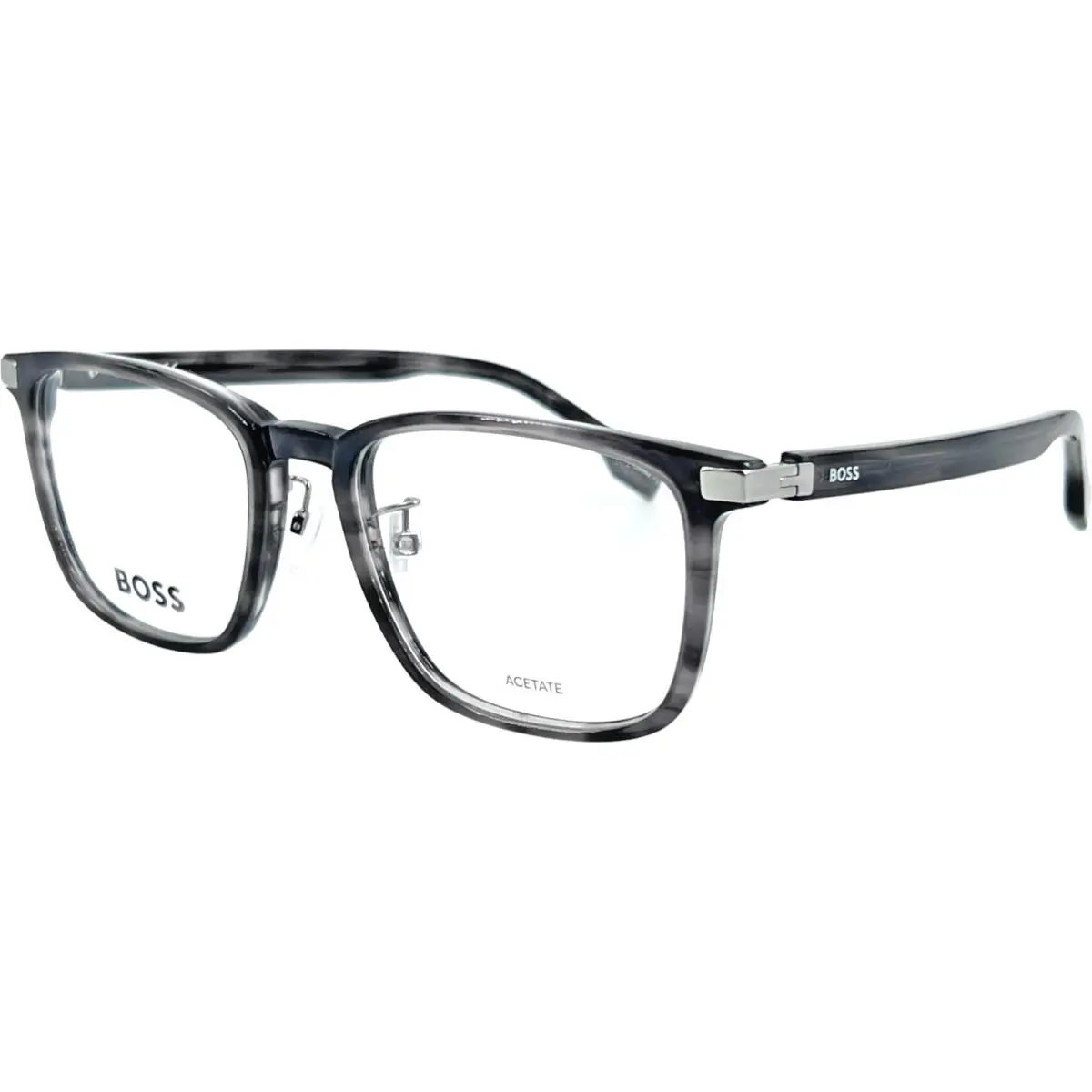 Hugo Boss 1480 F Mens Plastic Eyeglass Frame 009Q Brown 55-17