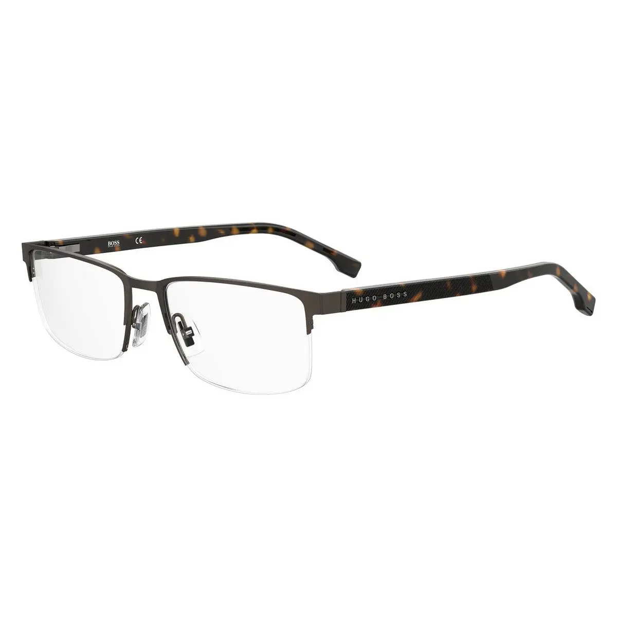 Hugo Boss Boss Boss 1302/U 1302/U Eyeglasses Men Matte Brown Oval 57mm - Frame: Matte Brown, Lens: Demo, Code: 0YZ4