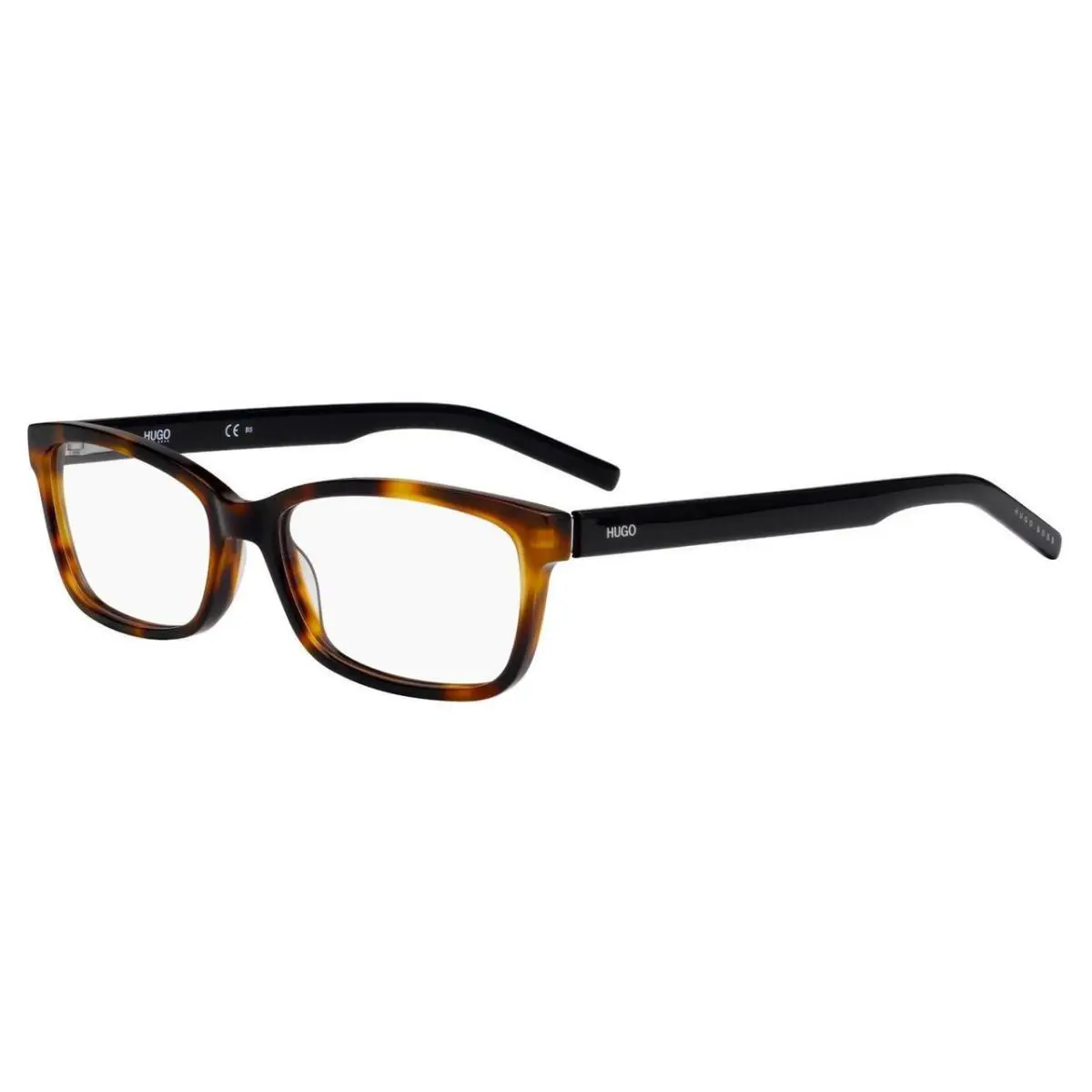 Hugo Boss Women`s Eyeglasses HG 1016 R806 53mm Havana Ophthalmic Frame Rectangle