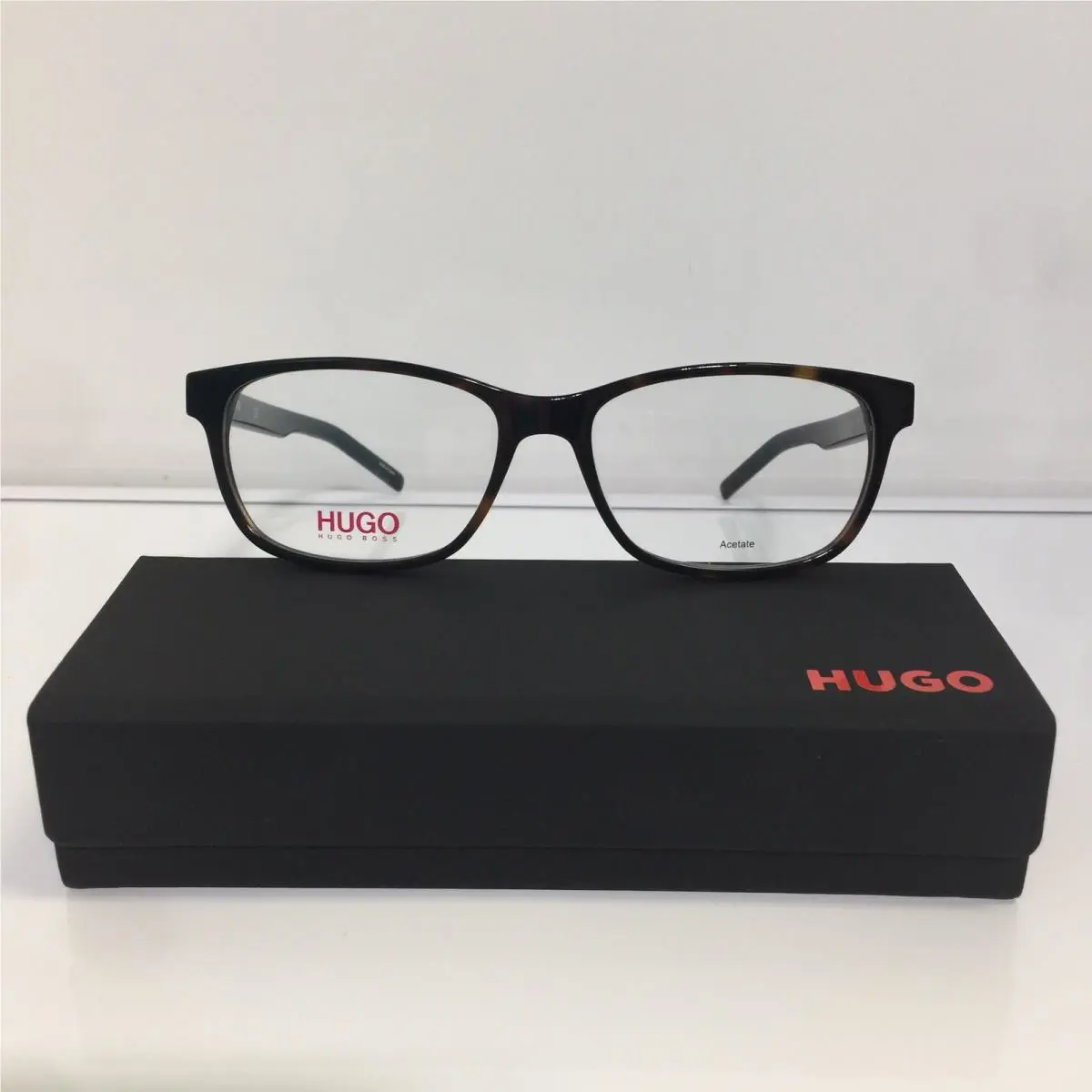 Hugo By Hugo Boss 1115 086 Havana Men’s Plastic Eyeglasses 56mm