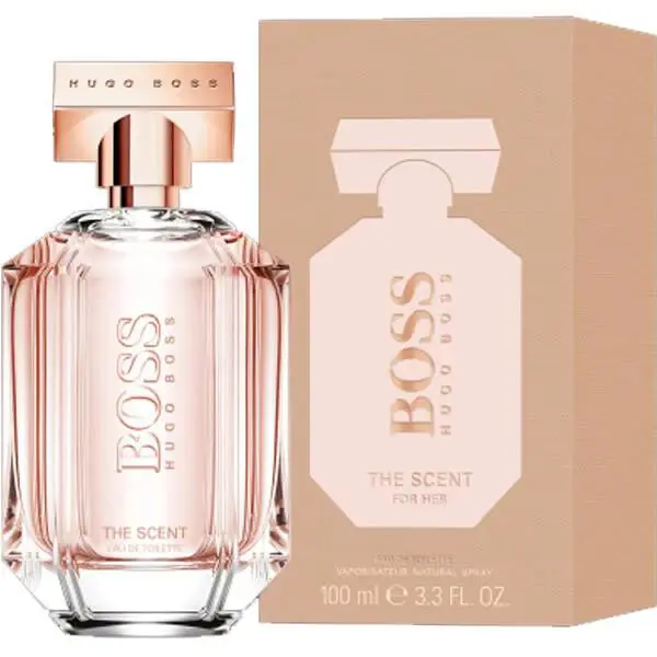 Boss The Scent by Hugo Boss Eau de Toilette Spray For Women 3.3oz