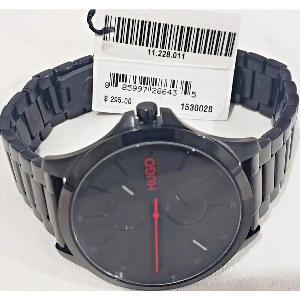 Hugo Boss 1530028 Jump Ionic Plated Black Steel Men`s Watch Rare