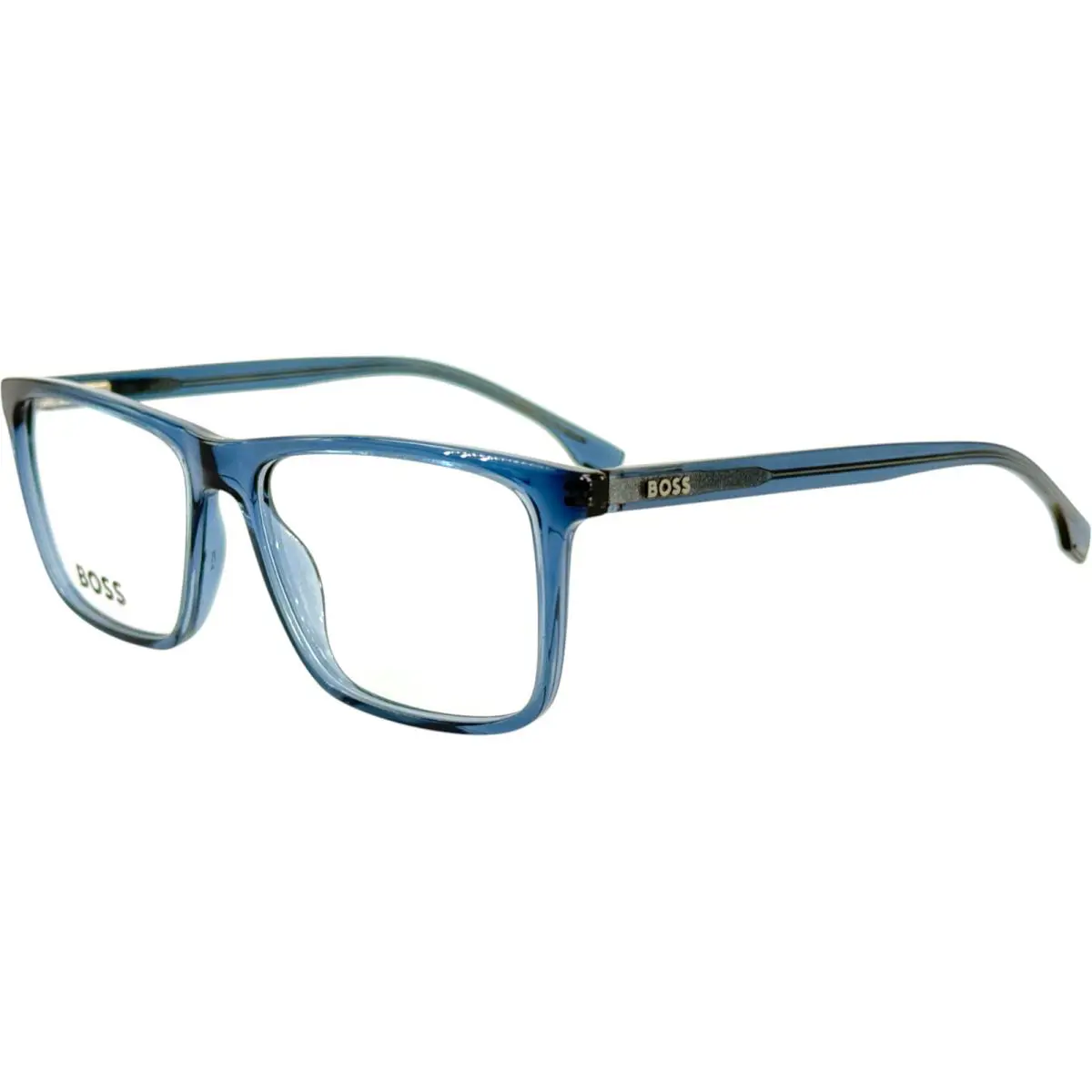 Hugo Boss 1571 Mens Plastic Eyeglass Frame 0PJP Blue 56-16 - Frame: Blue