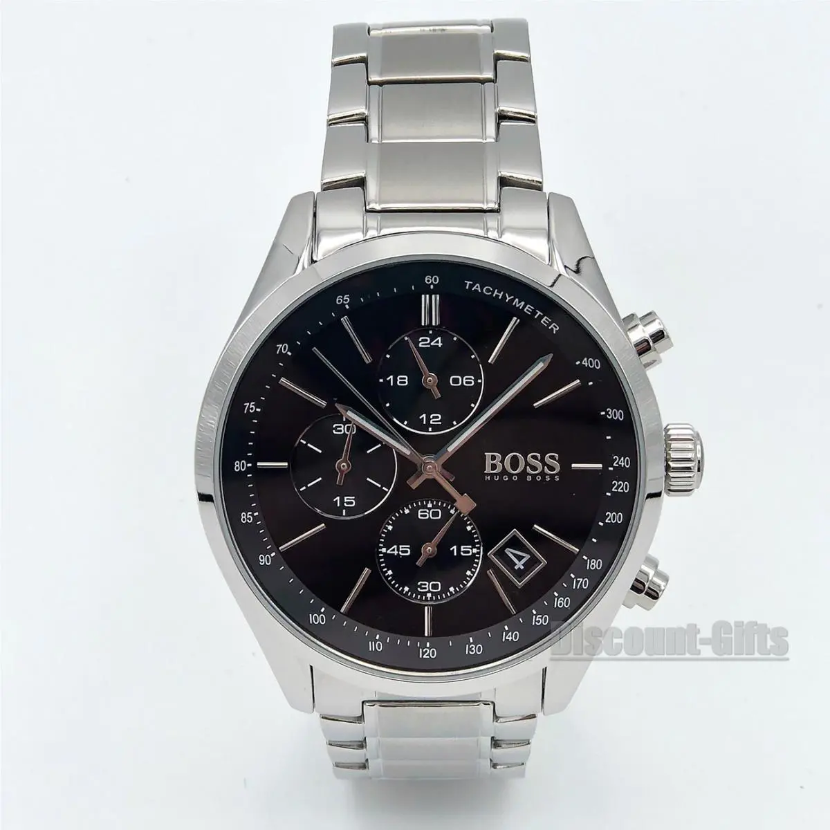 Hugo Boss Grand Prix Chronograph Stainless Steel Men`s Watch 1513477