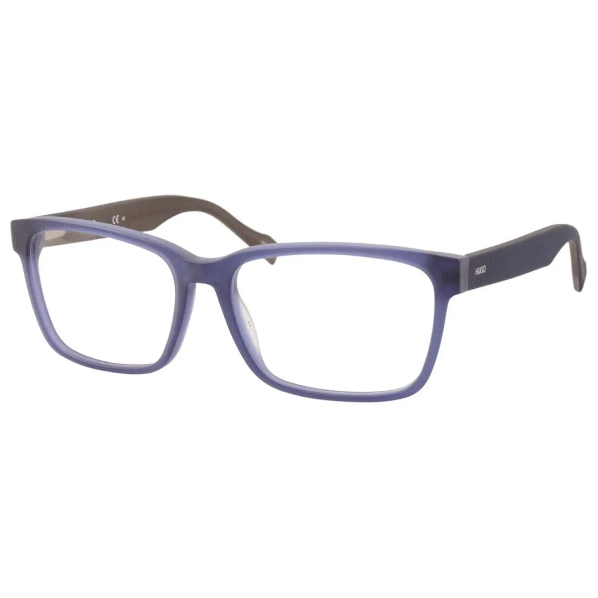 Hugo by Hugo Boss: HG 0182 Fll Matte Blue Eyeglasses 55/16/140 - Frame: Blue
