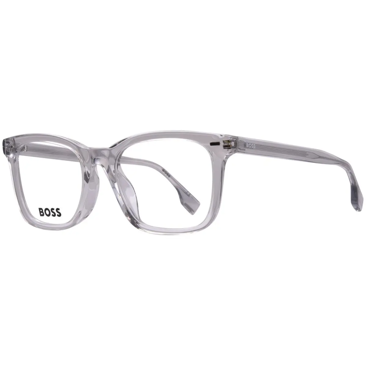 Hugo Boss 1403/F KB7 Eyeglasses Men`s Grey/crystal Full Rim Square Shape 53mm