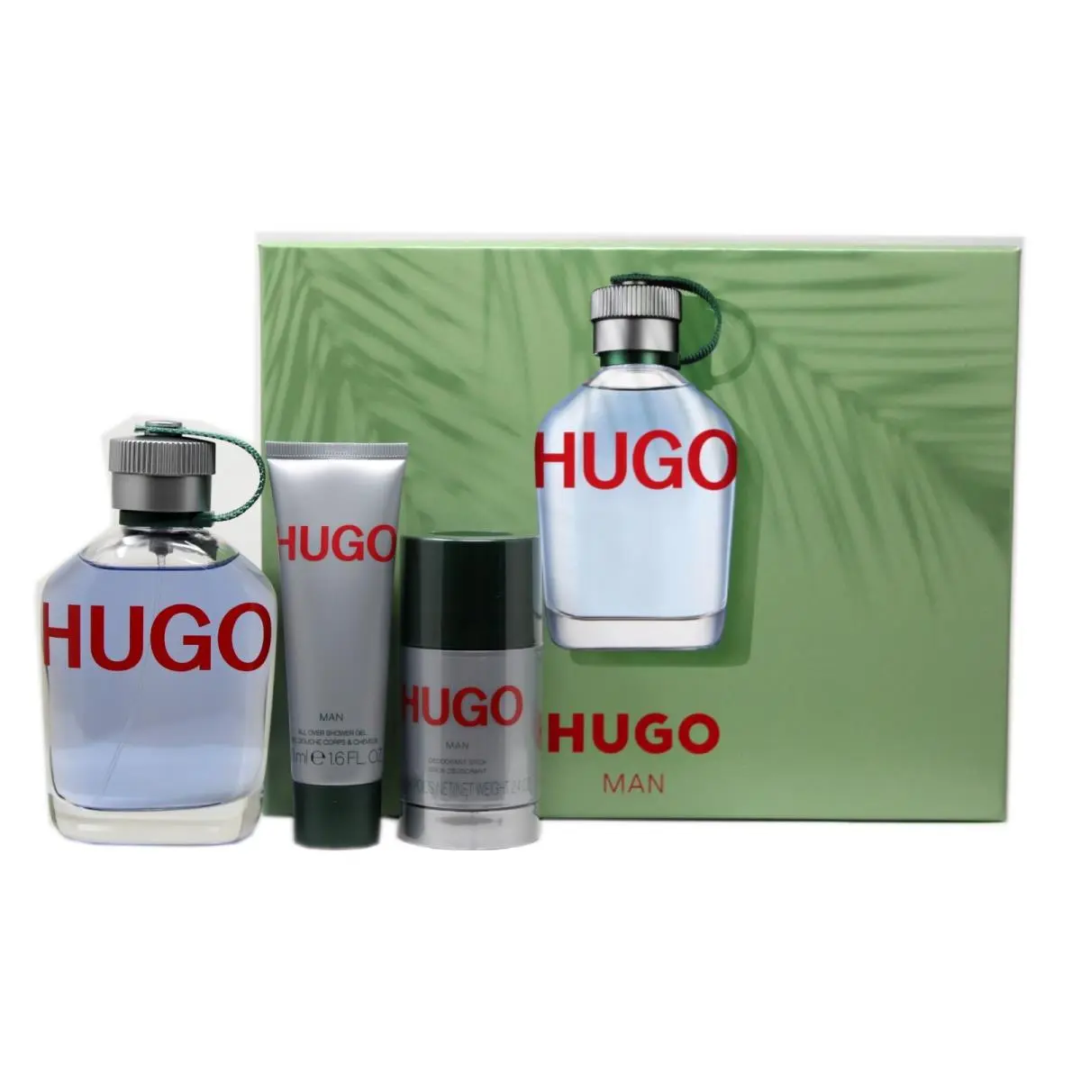 Hugo Boss Hugo Man 3 Piece Gift Set Eau DE Toilette Natural Spray 125 ML/4.2 OZ