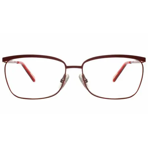 Hugo Boss 0420 XA0 Shiny Red Metal Eyeglasses Frame 55-15-135 Italy RX Italy