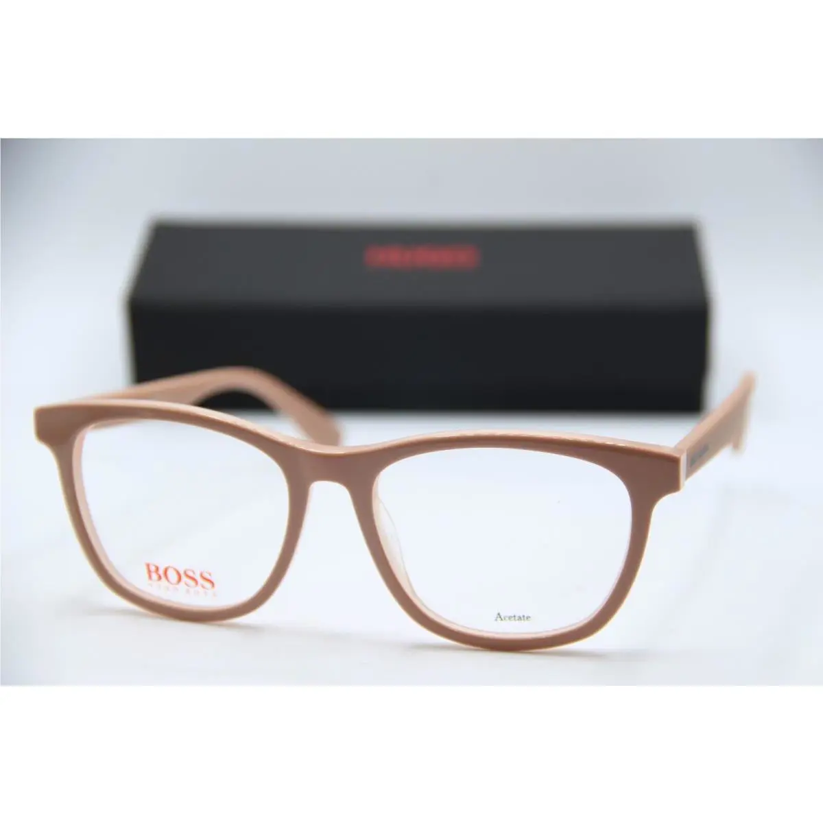 Hugo Boss BO 0318 C9N Brown Designer Eyeglasses W/case 52-17