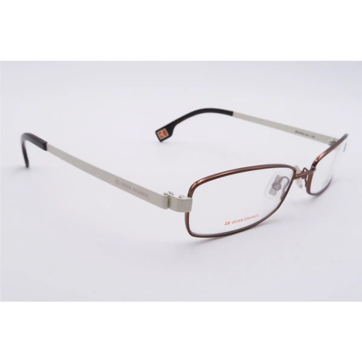 Nos Hugo Boss Orange BO 0022 Eyeglasses Frames AA41 Brown White 53 17-135 C396