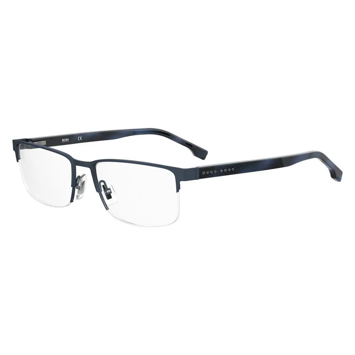 Boss Boss 1302/U 1302/U Eyeglasses Men Matte Blue Oval 57mm by Hugo Boss