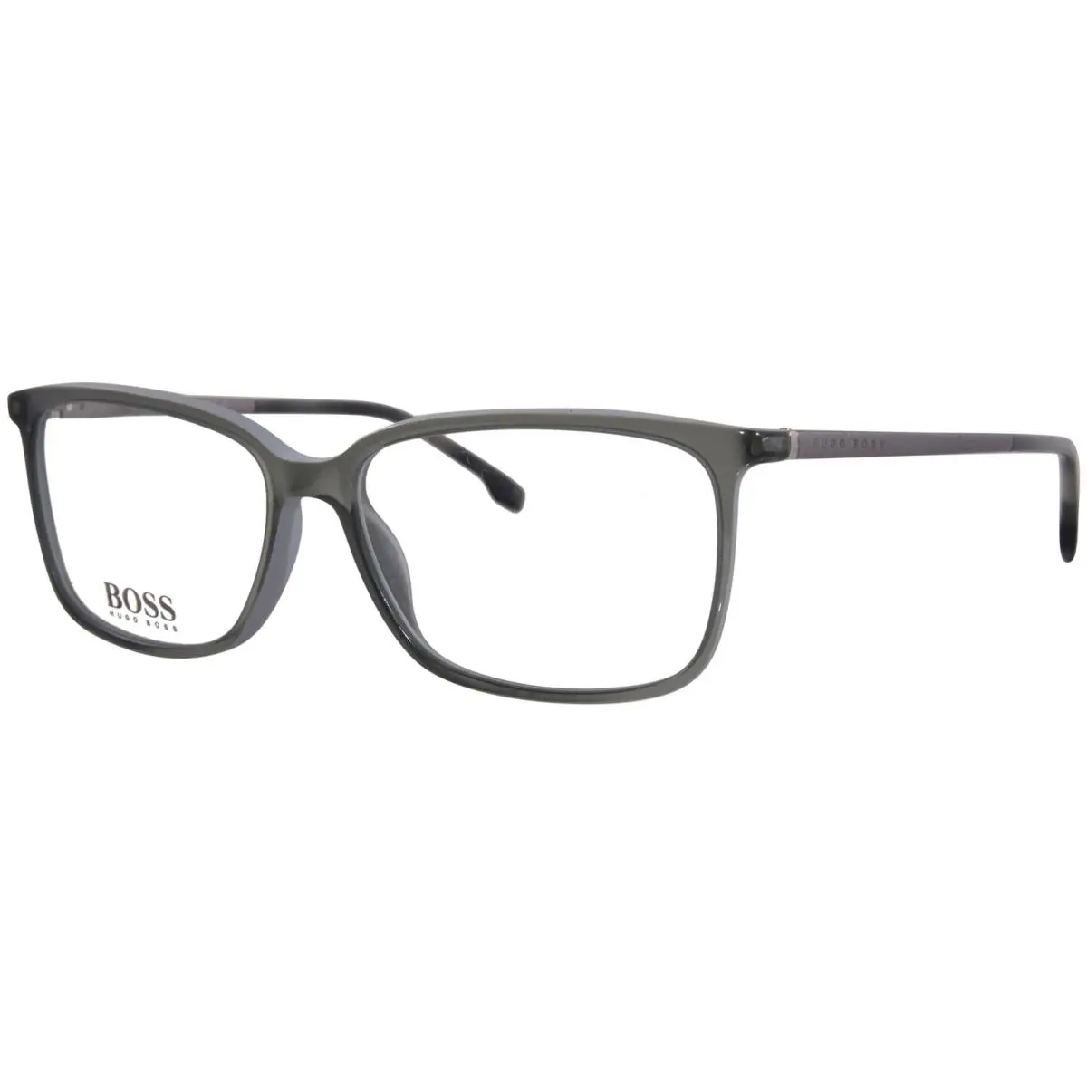 Hugo Boss 1185/IT K87 Eyeglasses Men`s Grey Full Rim Rectangle Shape 56mm
