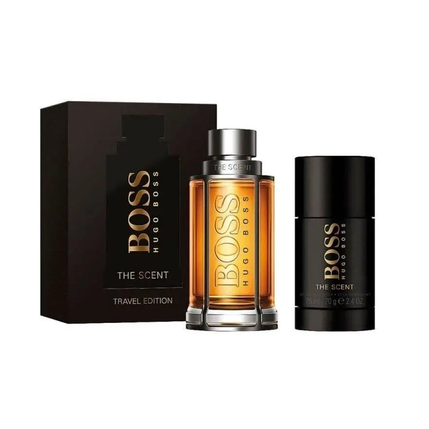 Hugo Boss The Scent 3.3 oz Edt Spray+ 2.4 Deodorant Travel Set