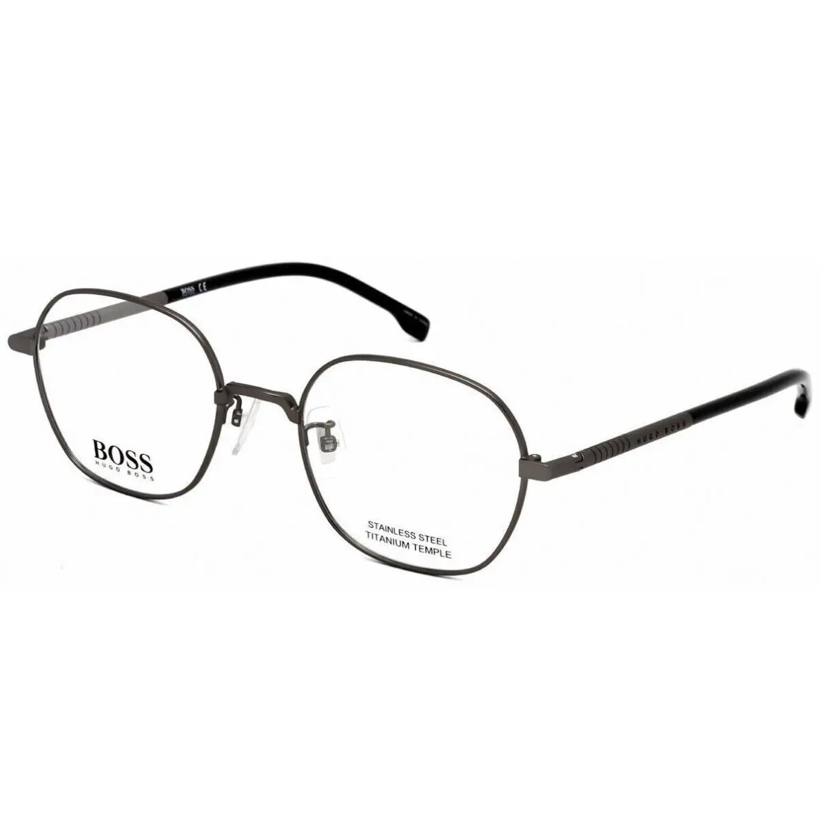 Boss Eyeglasses Hugo Boss Optical Frames Semi Matte Dark Ruthenium – 1109/F 0R80