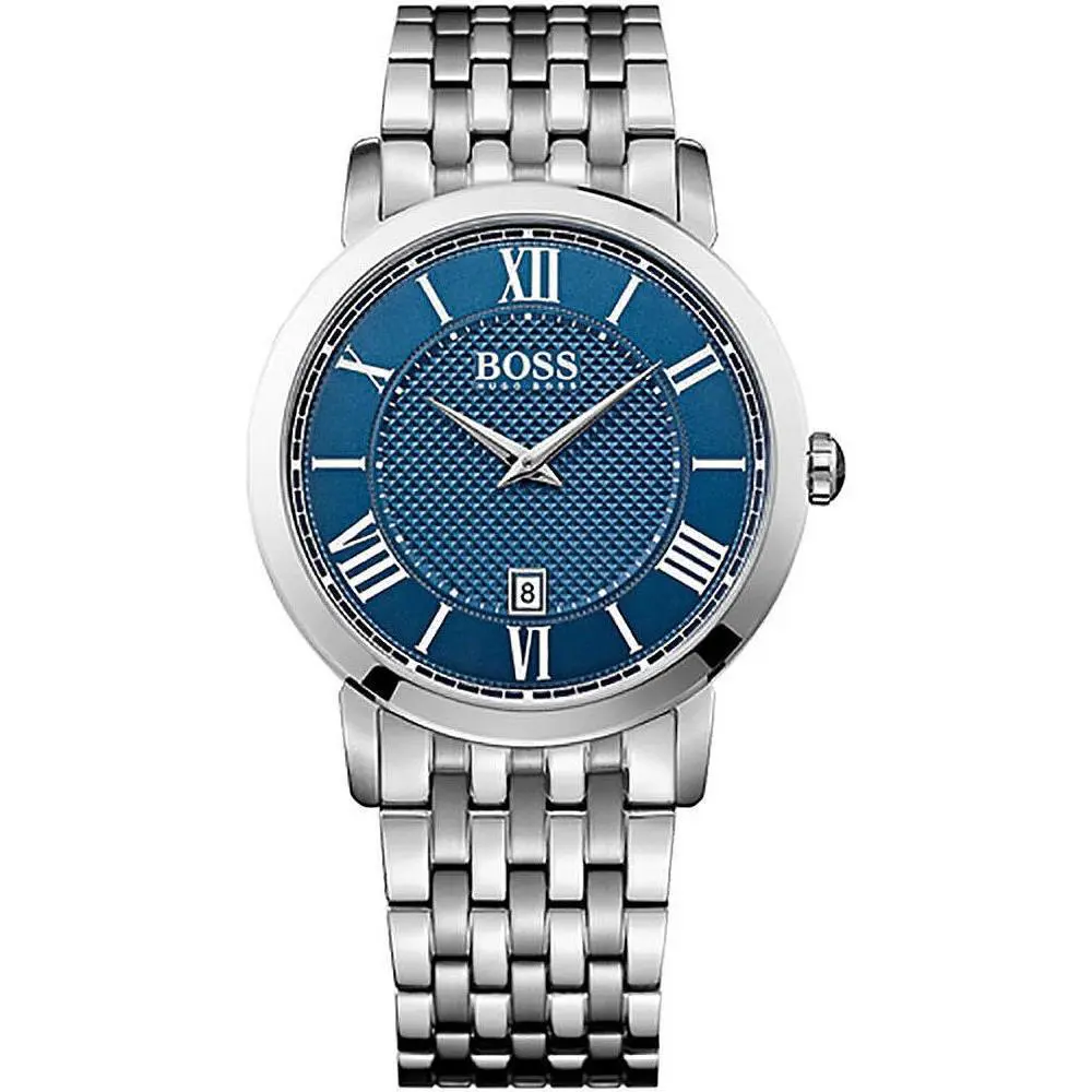 Hugo Boss 1513141 Men`s Silver Silver Stainless Steel Watch