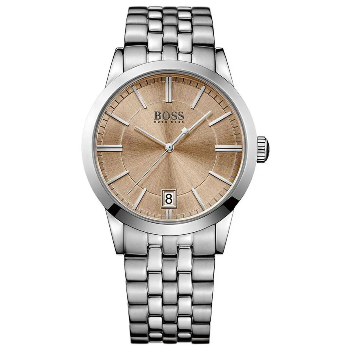 Hugo Boss 1513134 Light Brown Dial Stainless Steel Men`s Watch