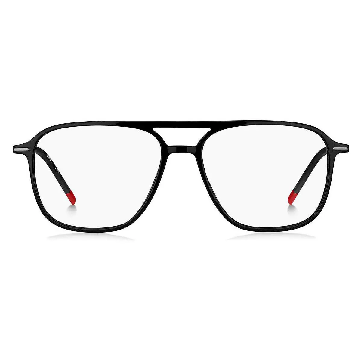 Hugo Boss HG 1232 Eyeglasses Men Black Rectangle 53mm