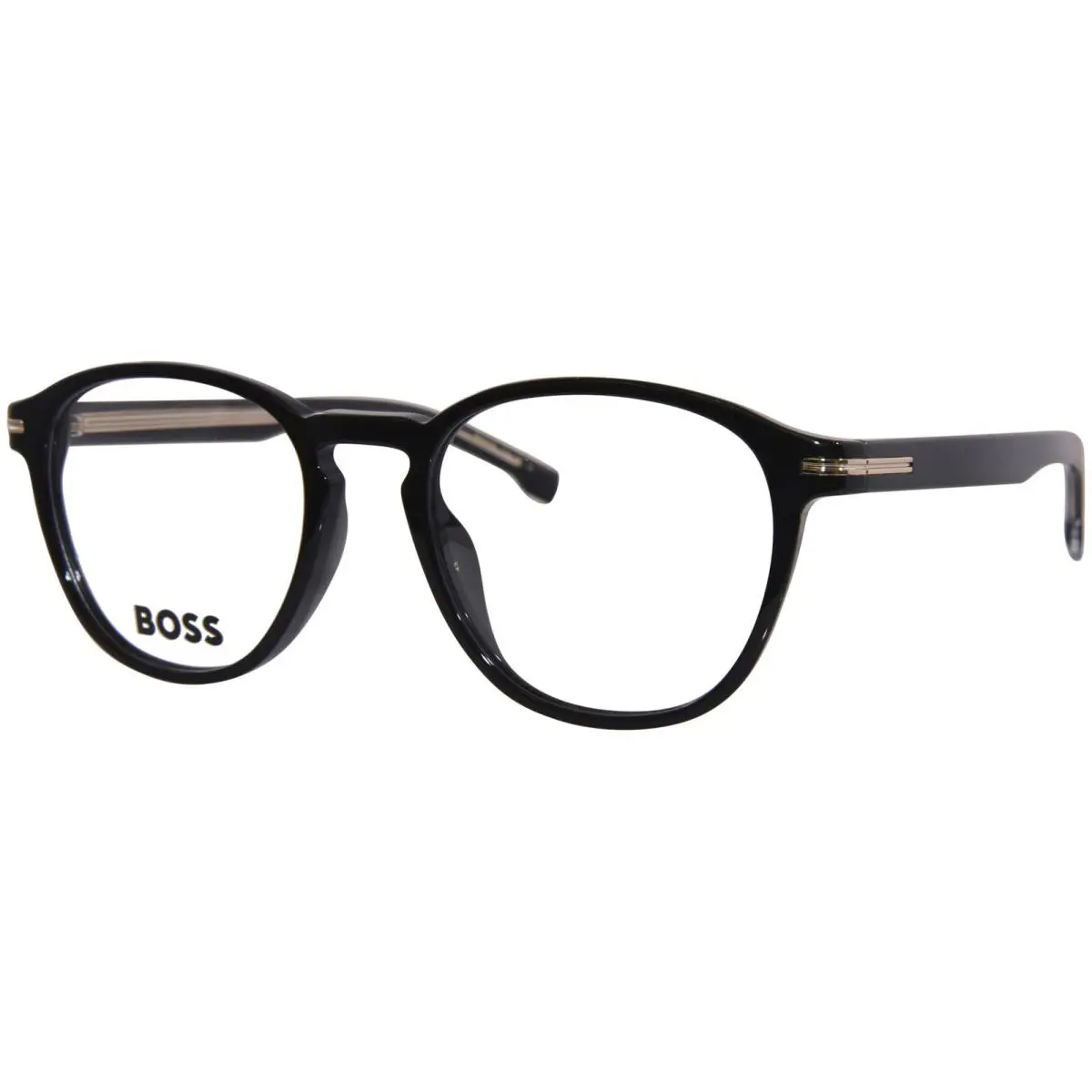 Hugo Boss 1509/G 807 Eyeglasses Frame Men`s Black Full Rim Oval Shape 51mm - Frame: Black