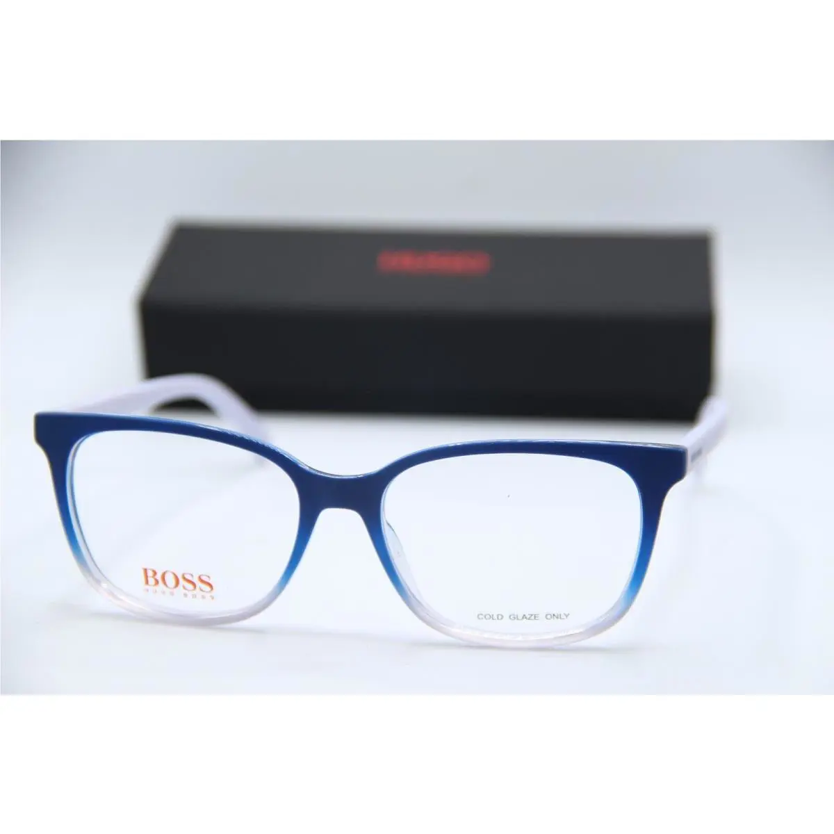 Hugo Boss BO 0252 Sww Blue Designer Eyeglasses W/case 53-16
