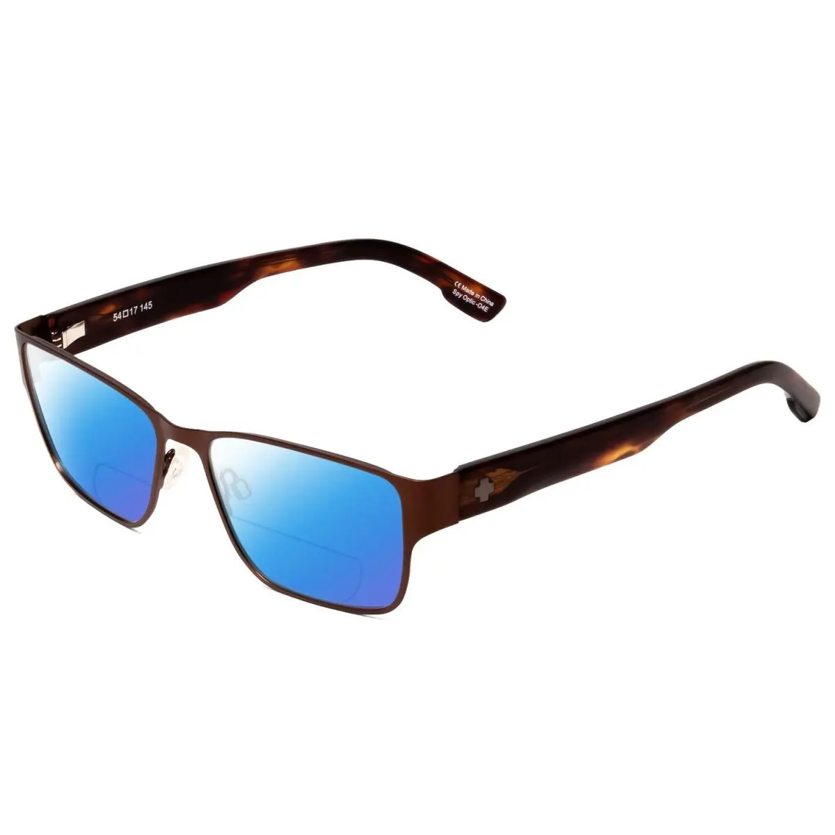 Spy Optics Jett Polarized Bifocal Sunglasses Mahogany Red Mojave 54mm 41 Options Blue Mirror by SPY Optics