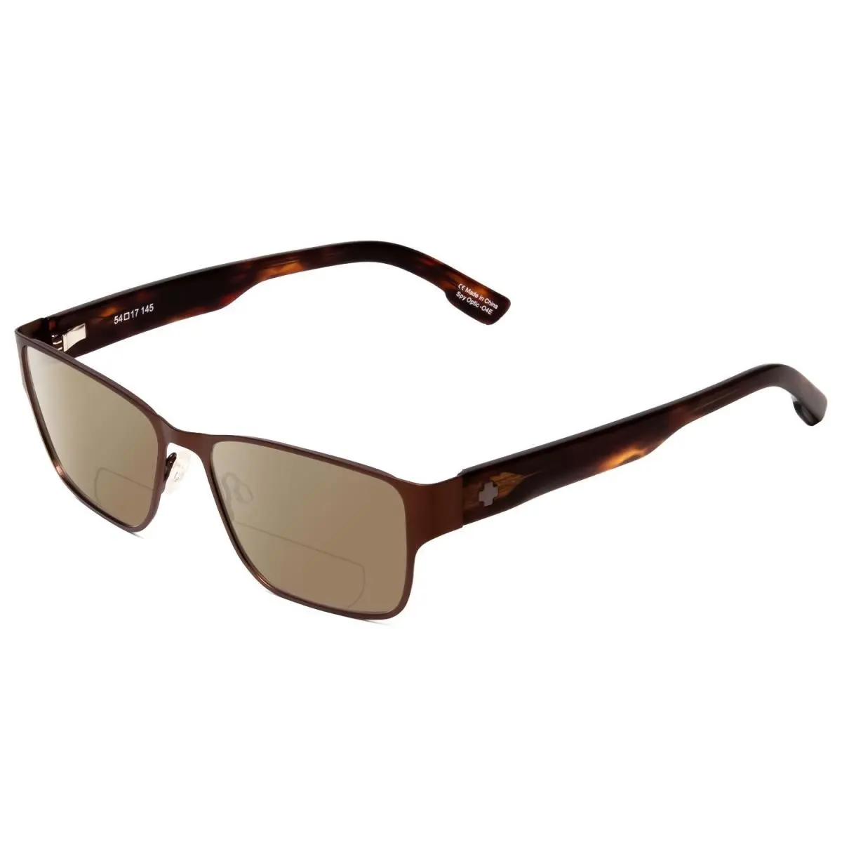 Spy Optics Jett Polarized Bifocal Sunglasses Mahogany Red Mojave 54mm 41 Options Brown by SPY Optics