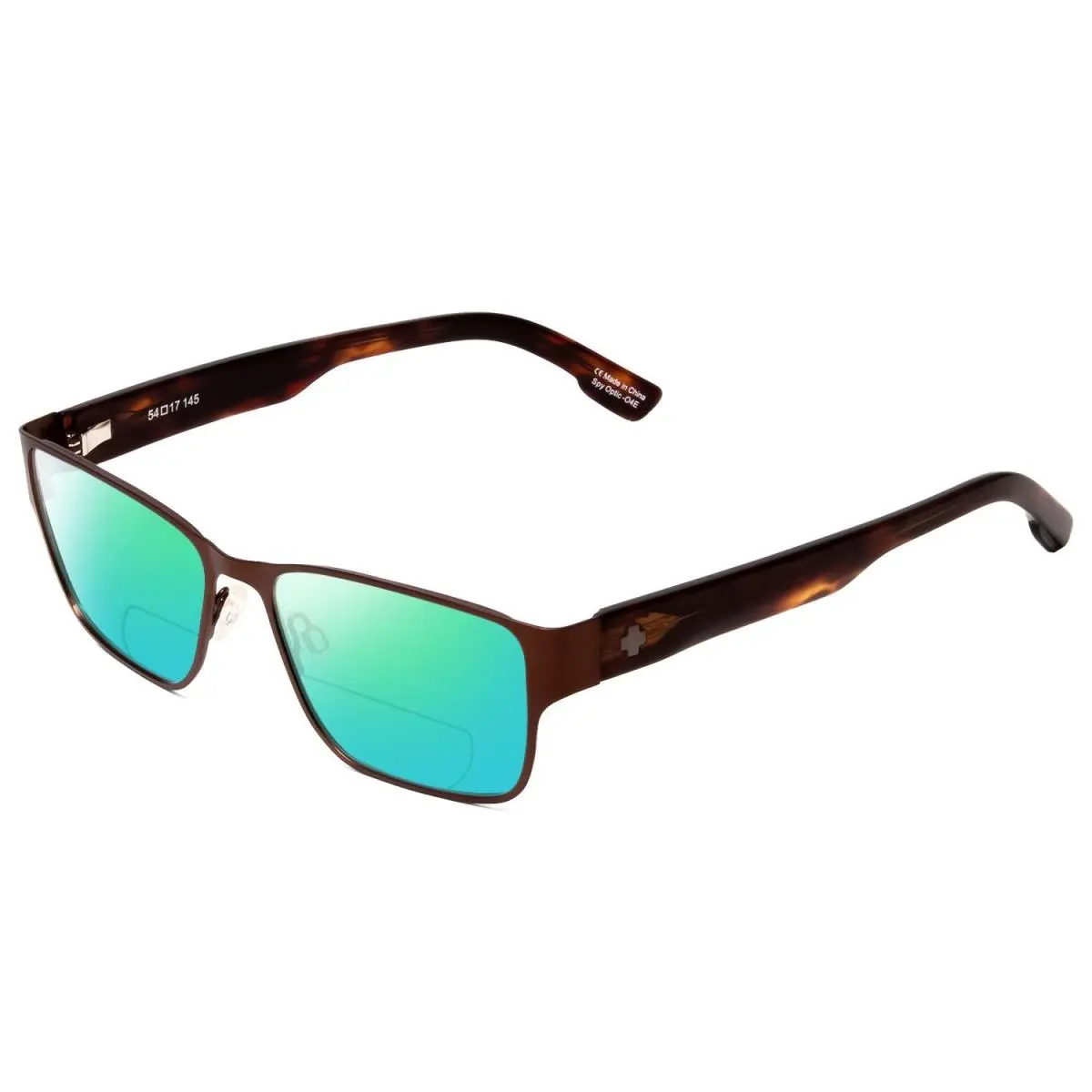 Spy Optics Jett Polarized Bifocal Sunglasses Mahogany Red Mojave 54mm 41 Options Green Mirror by SPY Optics