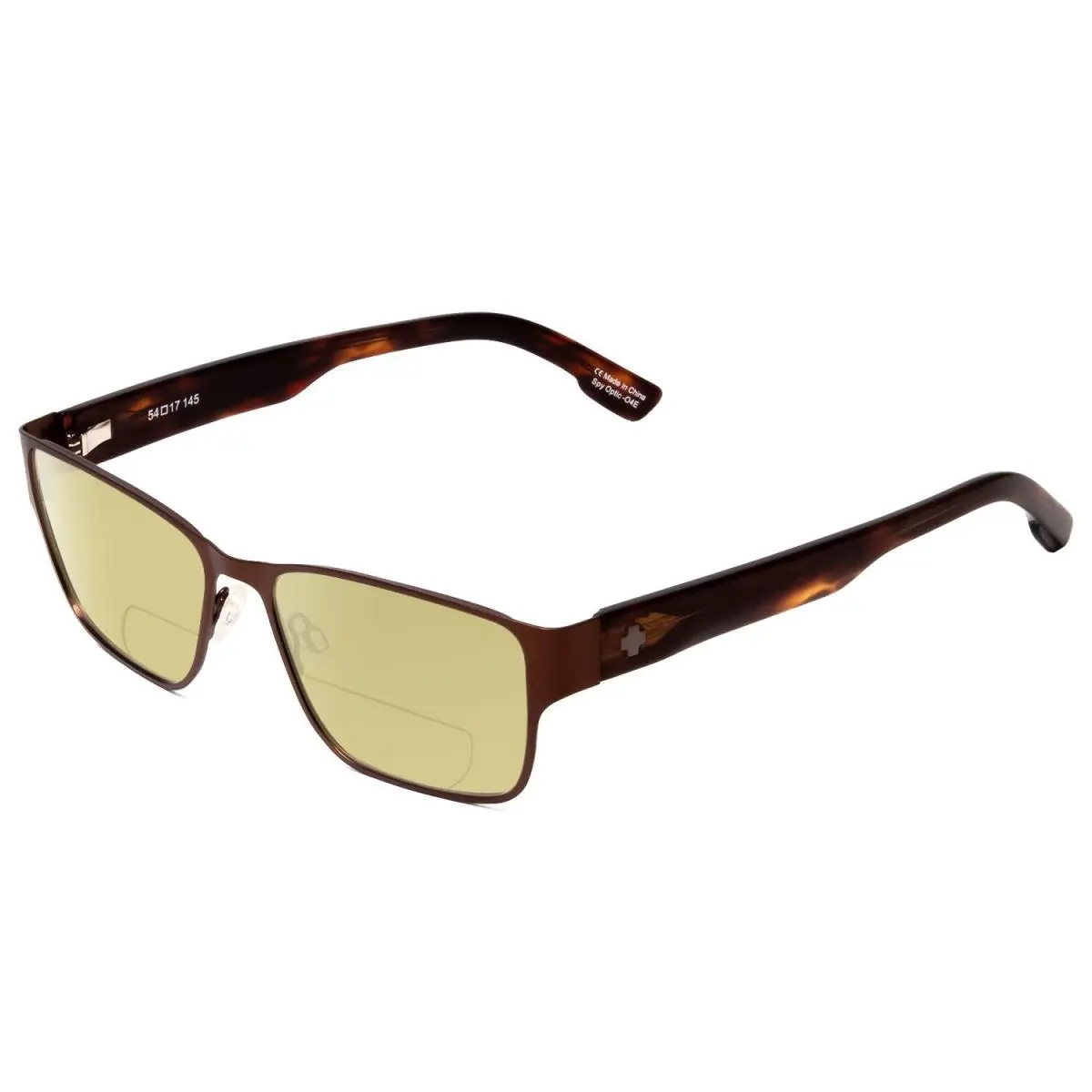 Spy Optics Jett Polarized Bifocal Sunglasses Mahogany Red Mojave 54mm 41 Options Yellow by SPY Optics